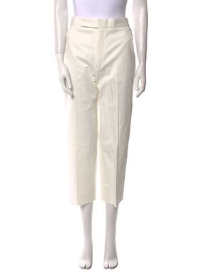 Maria McManus Cropped Straight Leg XS White Pants NWT